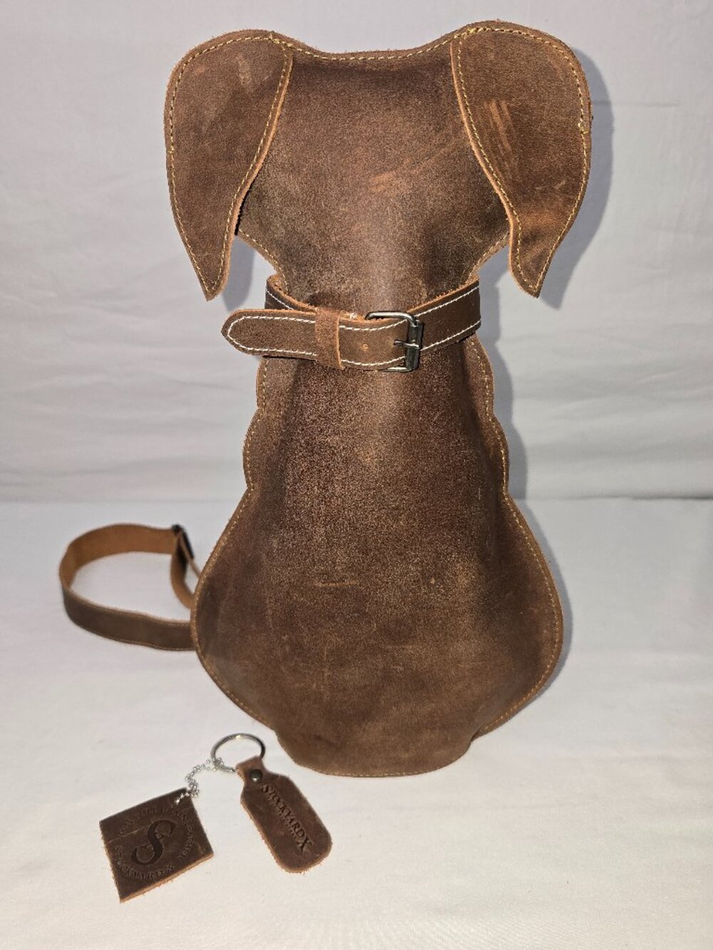 Stockyard EX, The Leather Store, Doggy Shaped Leather Backpack By Hide And Play